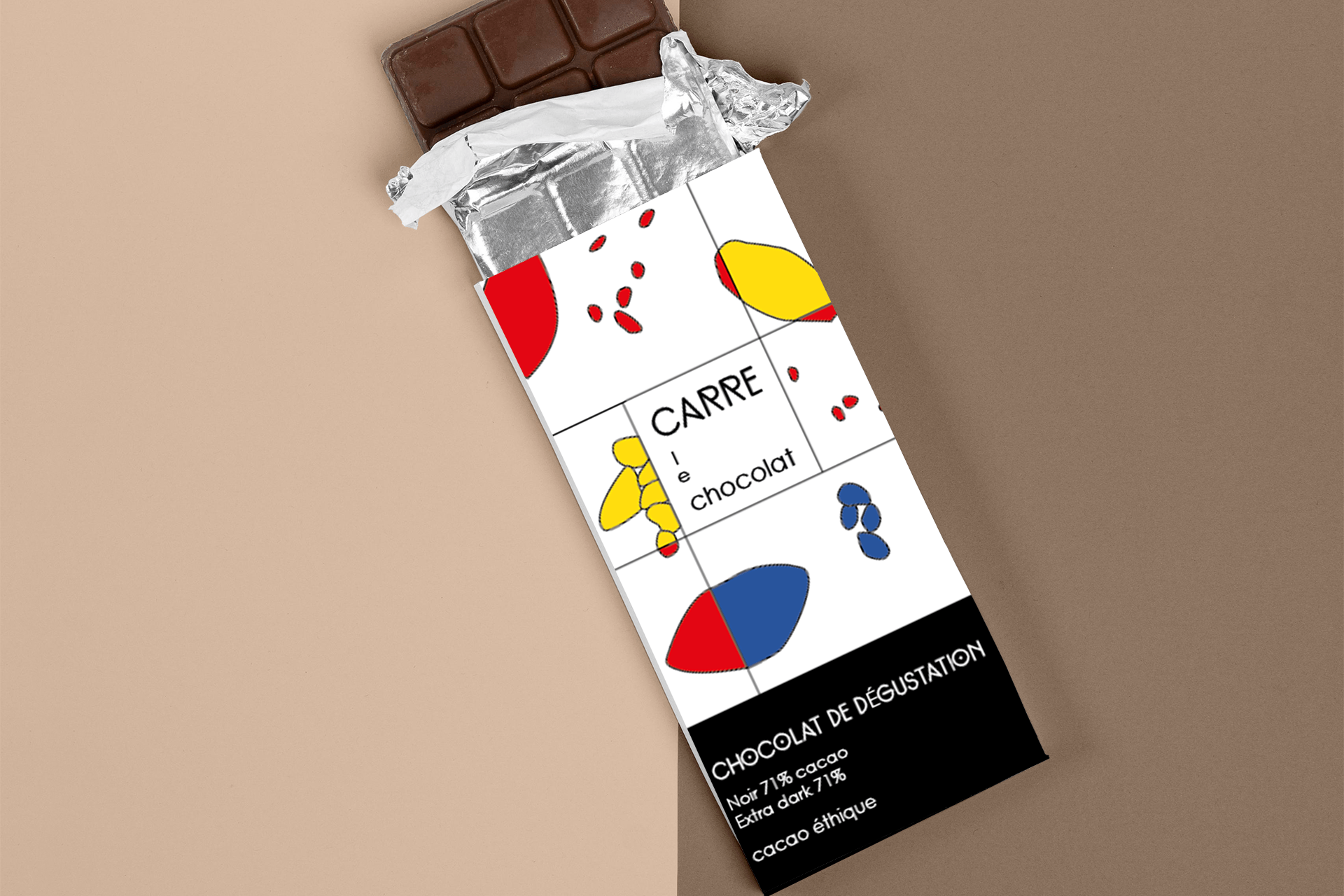 packaging tablette de chocolat